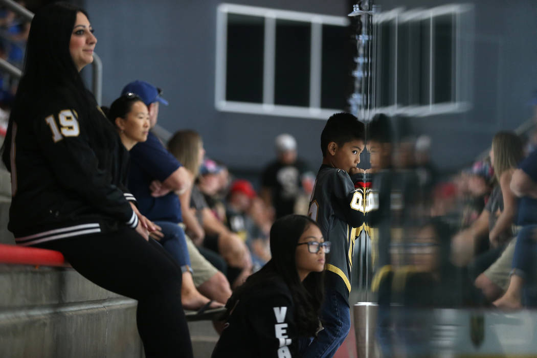 Maddee Kastner, 13, center, with her brother Liam, 7, and their family friend Agavni Martirosya ...