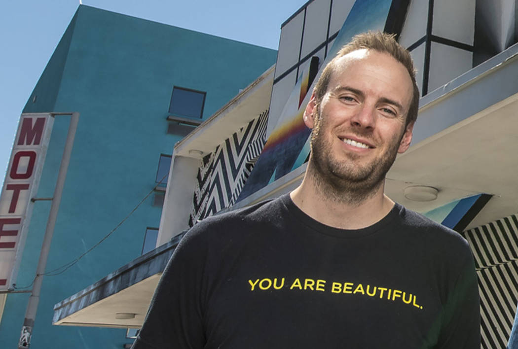Justin Weniger, CEO of Life is Beautiful (Las Vegas Review-Journal)