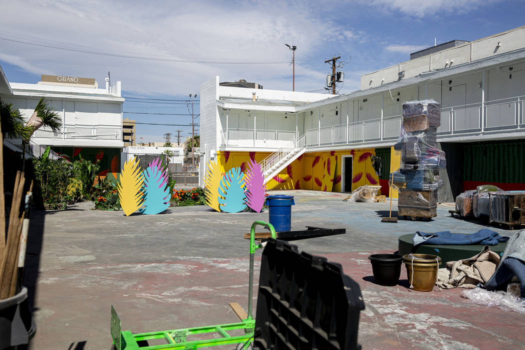 The Bacardi Art Motel is underway in preparation for Life is Beautiful music festival in downto ...