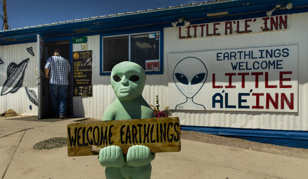 The Little A'Le'Inn in Rachel along the Extraterrestrial Highway/State Route 375 is to be a gat ...