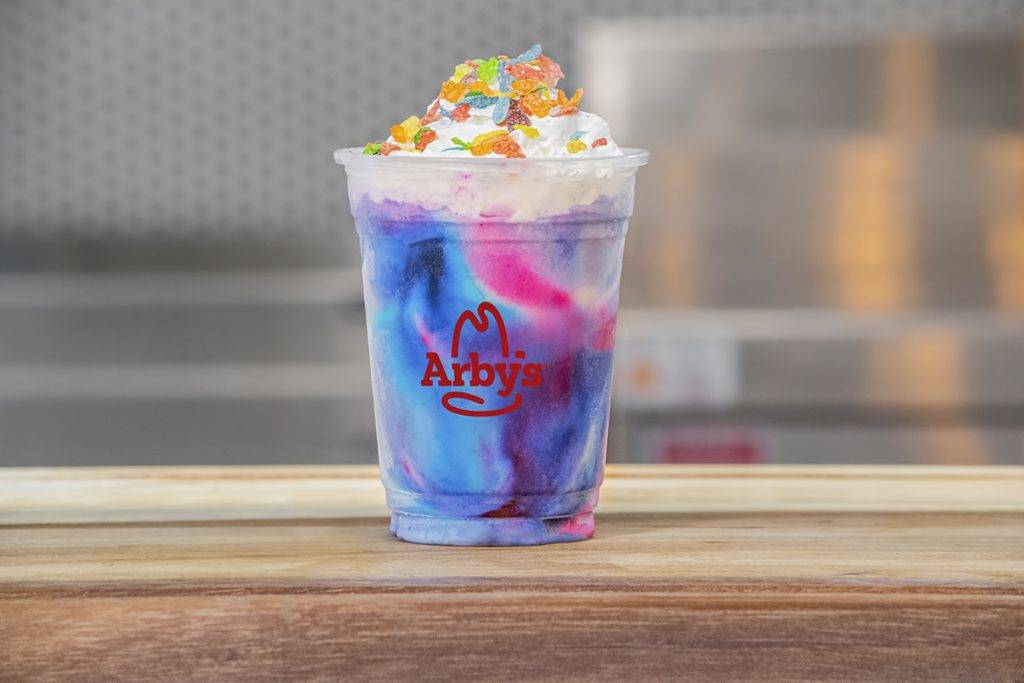 Arby's Galaxy Shake will be part of their special menu in their food truck at the Area 51 Basec ...