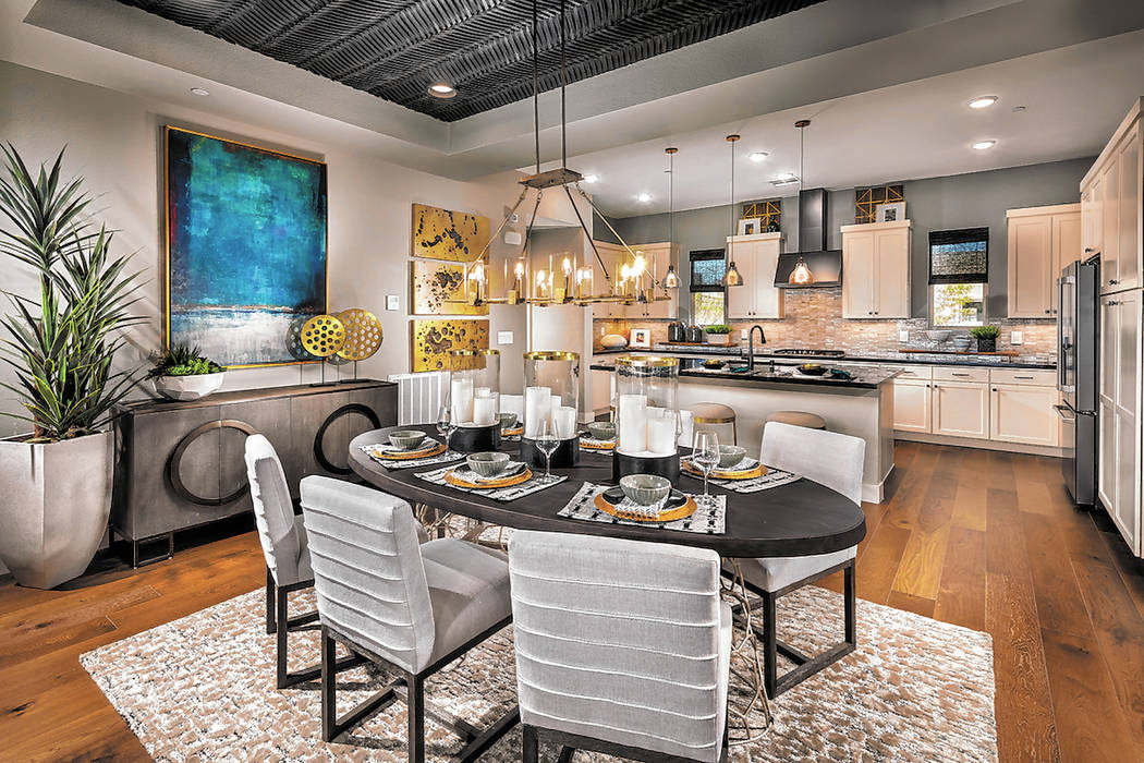Trilogy in Summerlin Floor plans in Trilogy in Summerlin include chef's kitchens.
