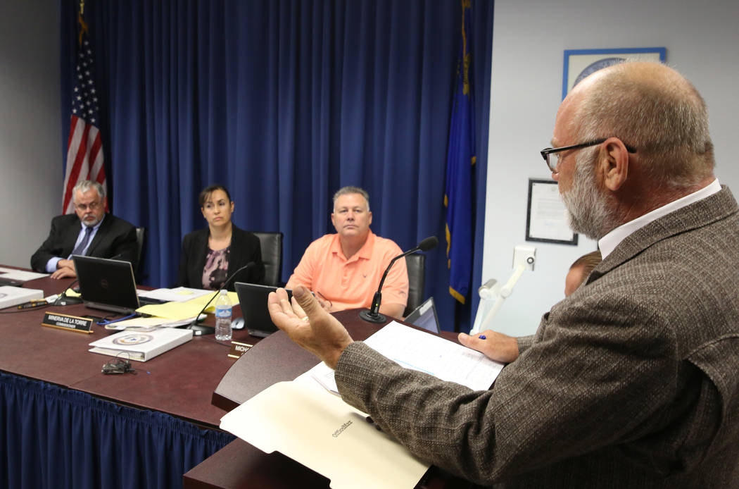 Travis Barrick, defense attorney for convicted murderer Margaret Rudin, speaks during Rudin's p ...