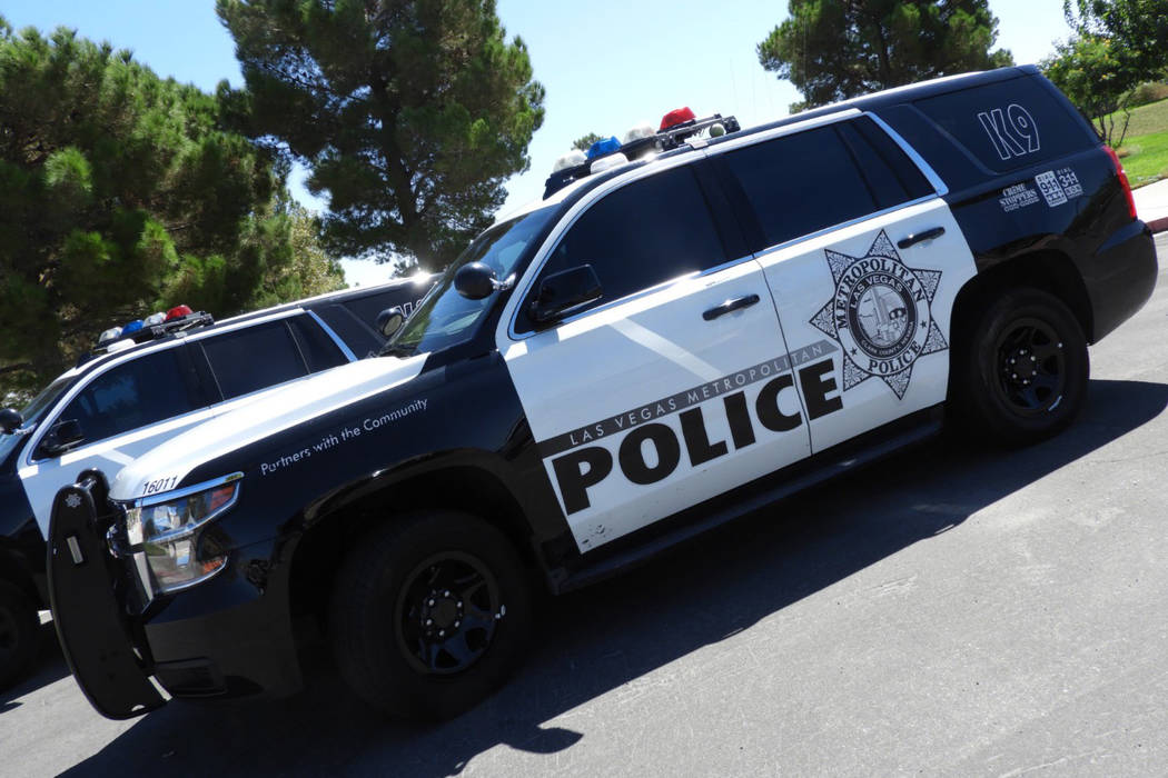 Las Vegas Metropolitan Police vehicle. (Las Vegas Review-Journal)