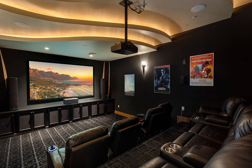 Ivan Sher Group Rick Sender designed his home theater with Dolby Atmos technology.