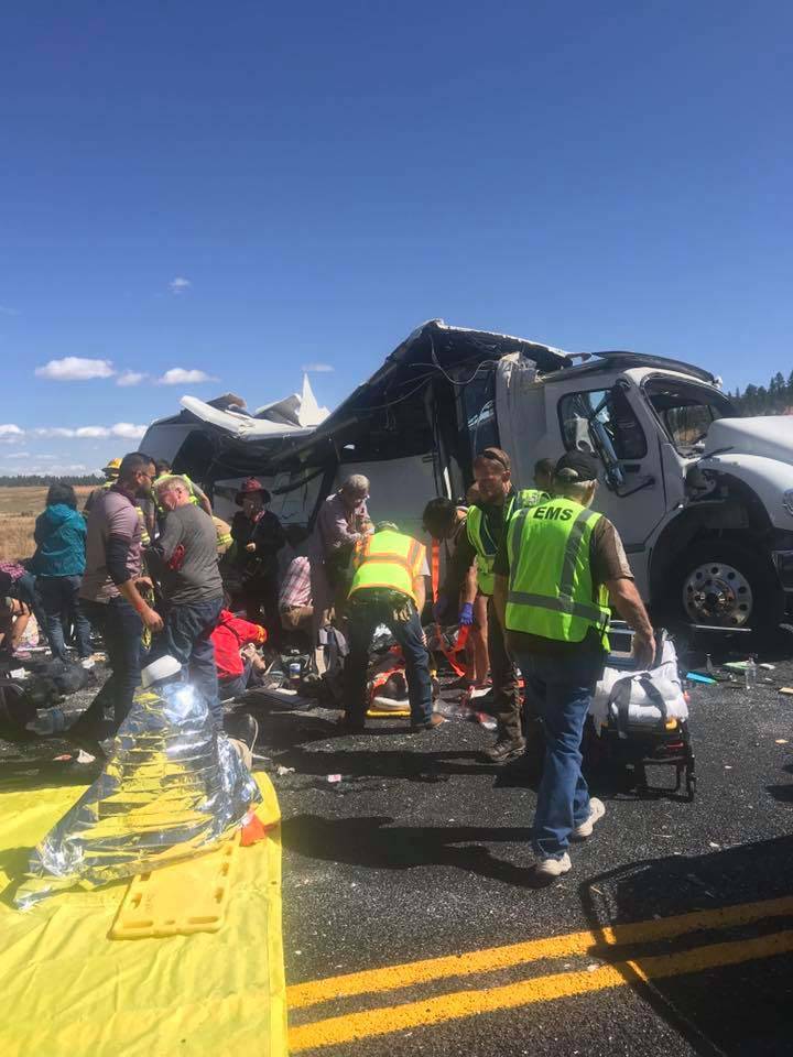 Four people were killed and dozens were injured in a tour bus crash near Bryce Canyon National ...