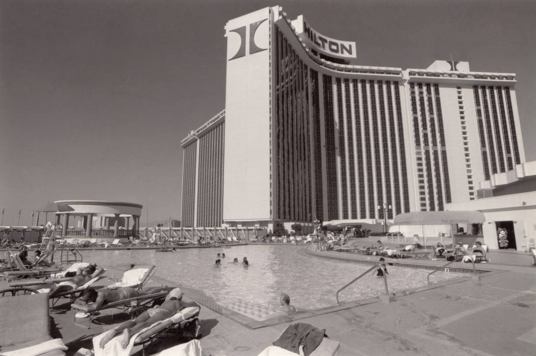 This undated file photo shows exterior of the Las Vegas Hilton. (Las Vegas News Bureau)