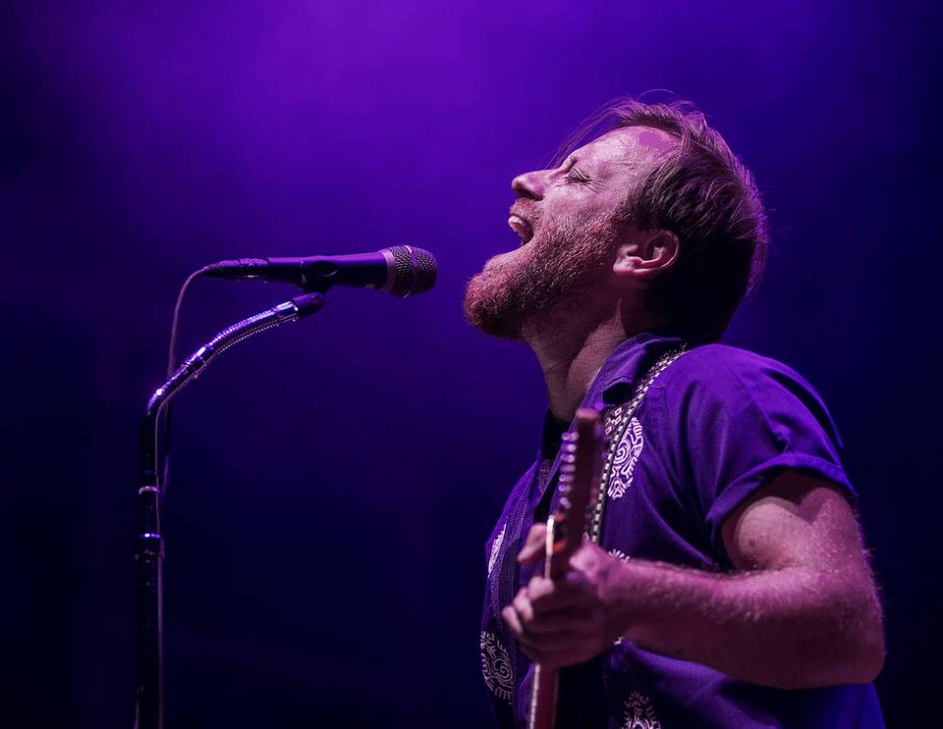 The Black Keys Dan Auerbach performs on the Downtown Stage during the second day of Life is Be ...