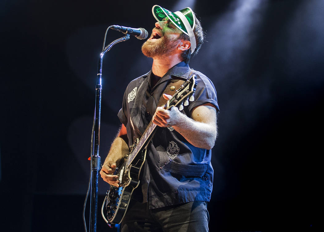 The Black Keys Dan Auerbach performs on the Downtown Stage during the second day of Life is Be ...