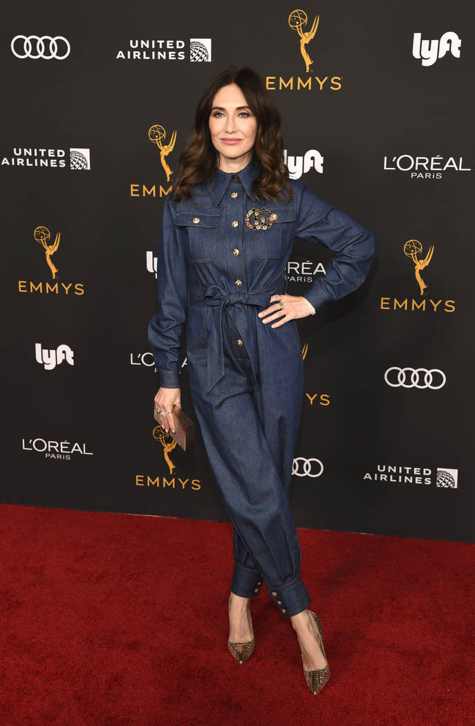 Actress Carice van Houten poses at the Performers Nominee Reception for Sunday's 71st Primetime ...