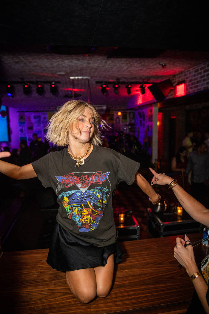 Julianne Hough is shown partying at On The Record on Saturday, Sept. 21, 2019, (Tony Tran)
