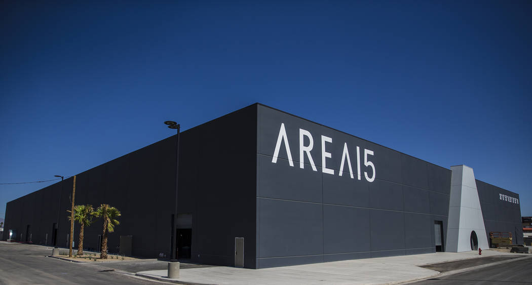 Area15 retail and entertainment complex on Tuesday, Sept. 24, 2019, in Las Vegas. (Benjamin Hag ...