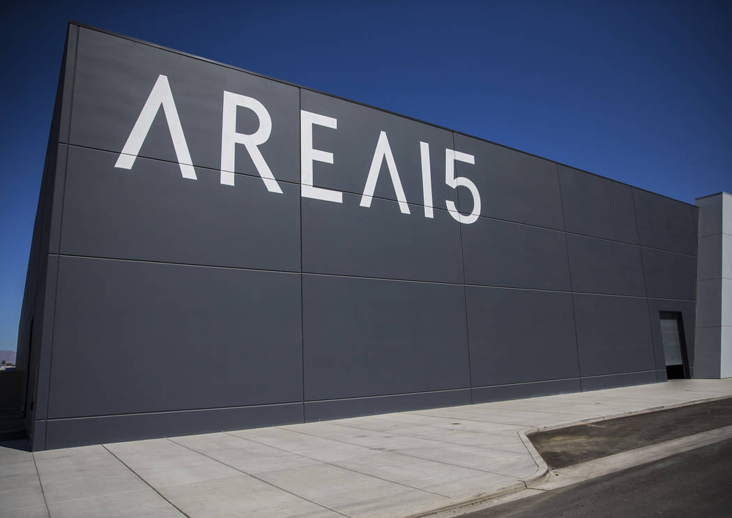 Area15 retail and entertainment complex on Tuesday, Sept. 24, 2019, in Las Vegas. (Benjamin Hag ...