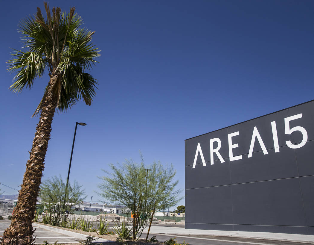 Area15 retail and entertainment complex on Tuesday, Sept. 24, 2019, in Las Vegas. (Benjamin Hag ...