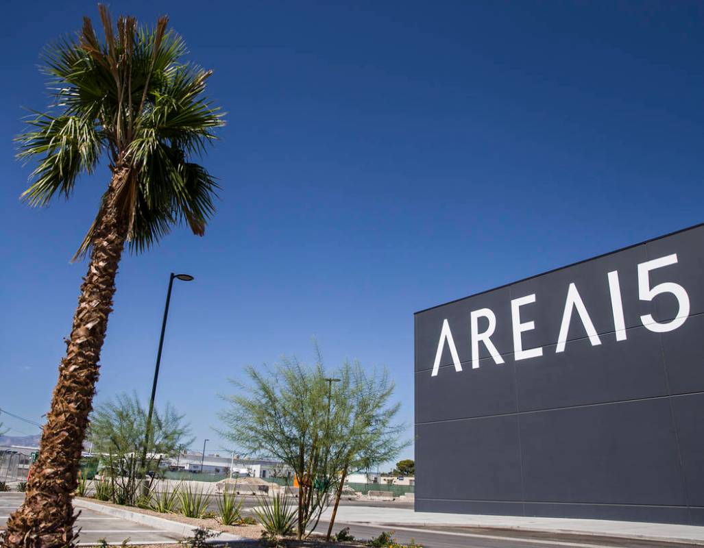 Area15 retail and entertainment complex on Tuesday, Sept. 24, 2019, in Las Vegas. (Benjamin Hag ...