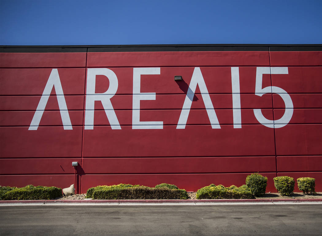 Area15 retail and entertainment complex on Tuesday, Sept. 24, 2019, in Las Vegas. (Benjamin Hag ...