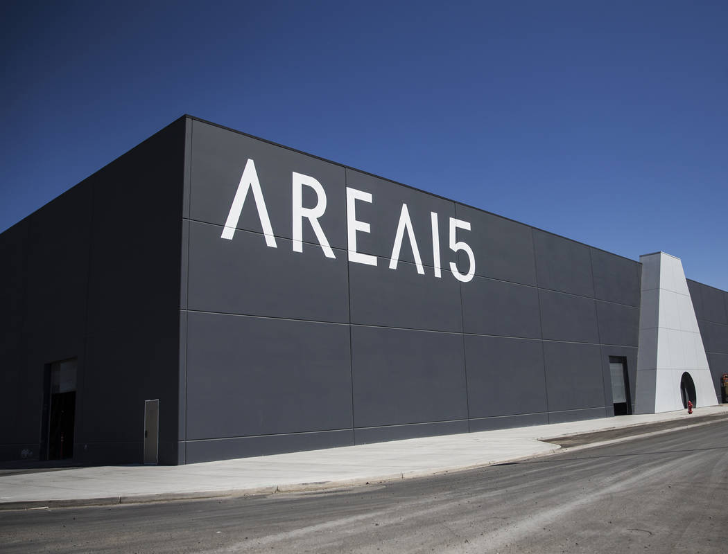 Area15 retail and entertainment complex on Tuesday, Sept. 24, 2019, in Las Vegas. (Benjamin Hag ...