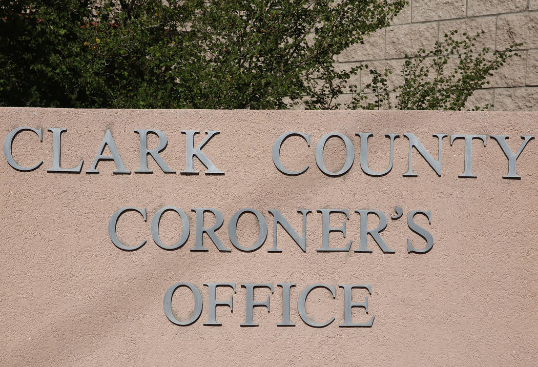 Clark County Coronor's office. (Review-Journal file photo)