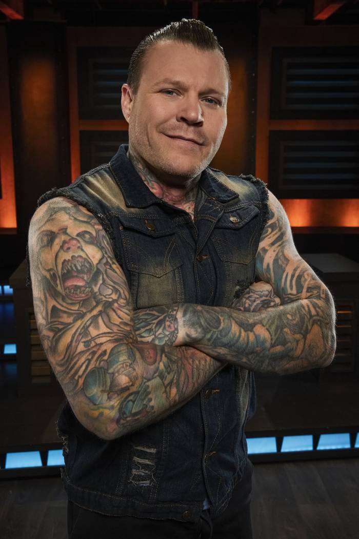 Las Vegan Cleen Rock One serve as a judge on "Ink Master: Grudge Match." (Paramount Network)