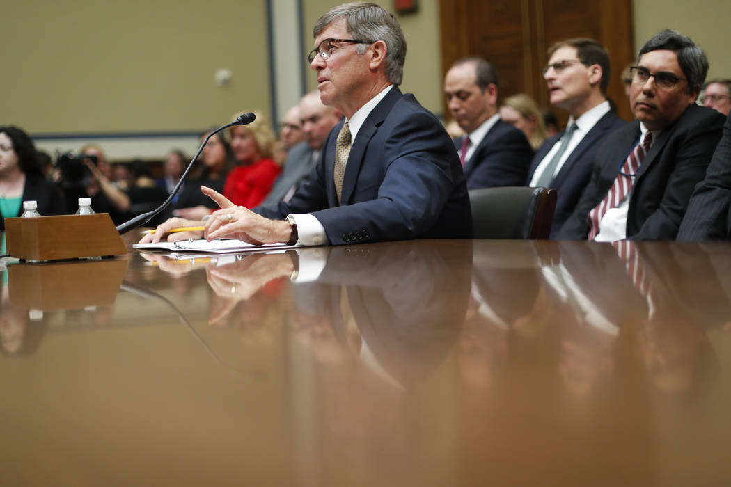 Acting Director of National Intelligence Joseph Maguire testifies before the House Intelligence ...