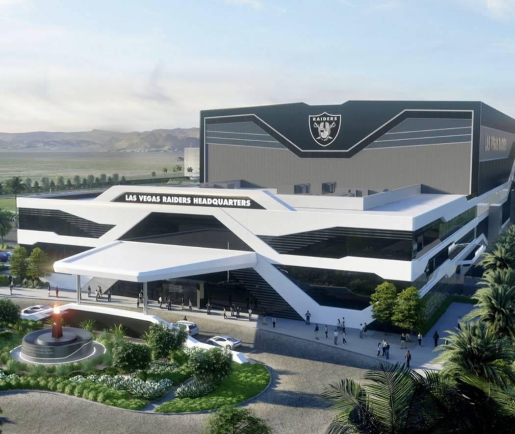 Rendering of the Raiders Henderson headquarters and practice facility. Courtesy: Raiders