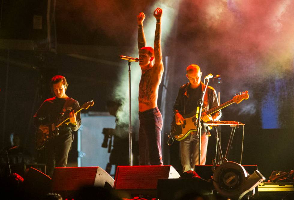 The Neighbourhood performs at the Bacardi Sound of Rum stage during the first day of the annual ...