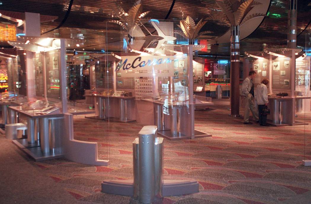 McCarran Heritage Museum Aviation Exhibit at McCarran Airport (Clint Karlsen/Las Vegas Review-J ...