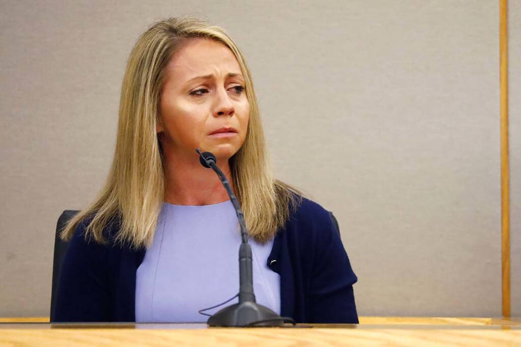Fired Dallas police officer Amber Guyger becomes emotional as she testifies in her murder trial ...