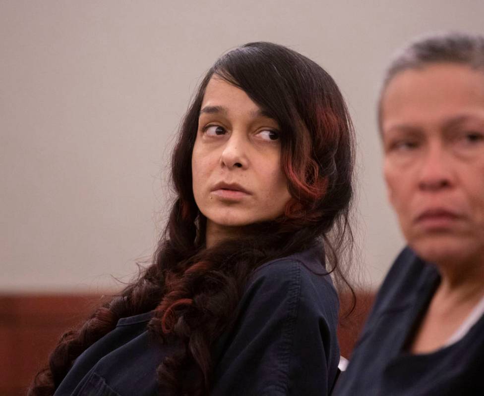 Gigi Mitchell, accused of trafficking an 11-year-old girl, appears in court during her sentenci ...