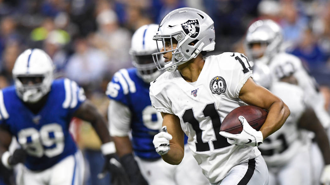 Oakland Raiders wide receiver Trevor Davis (11) during the second half of an NFL football game ...