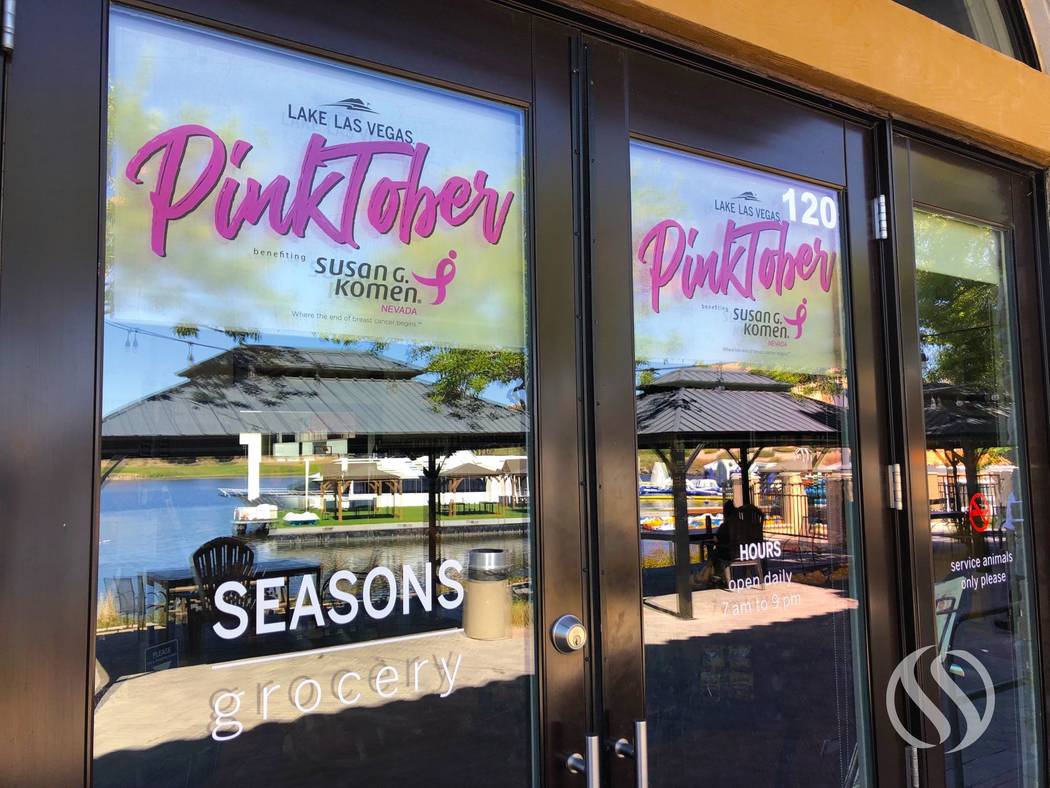 Seasons Grocery at Lake Las Vegas Resort is celebrating “Pinktober” all monthlong with oppo ...