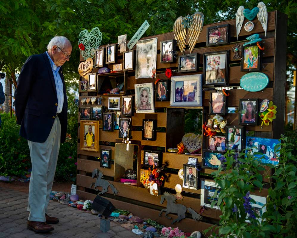 Democratic presidential candidate Sen. Bernie Sanders, I-Vt., makes a visit the to the Las Vega ...