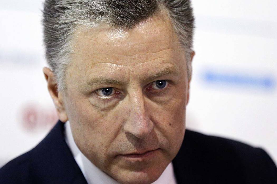 In a Sept. 18, 2018, file photo U.S. special representative to Ukraine Kurt Volker attends the ...