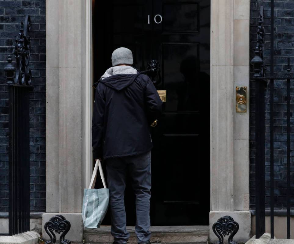 Dominic Cummings, special advisor to the British Prime Minister Boris Johnson, arrives in Downi ...