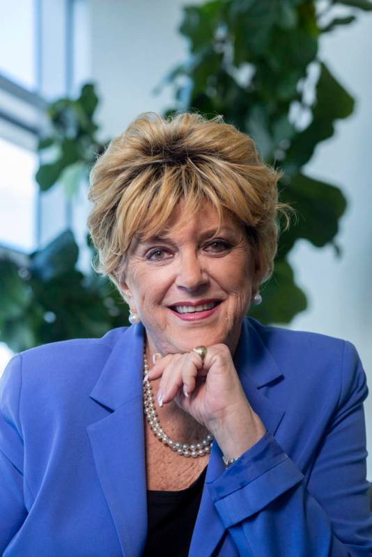 Mayor Carolyn Goodman at Las Vegas City Hall, Sept. 16, 2019. (Elizabeth Page Brumley/Las Vegas ...