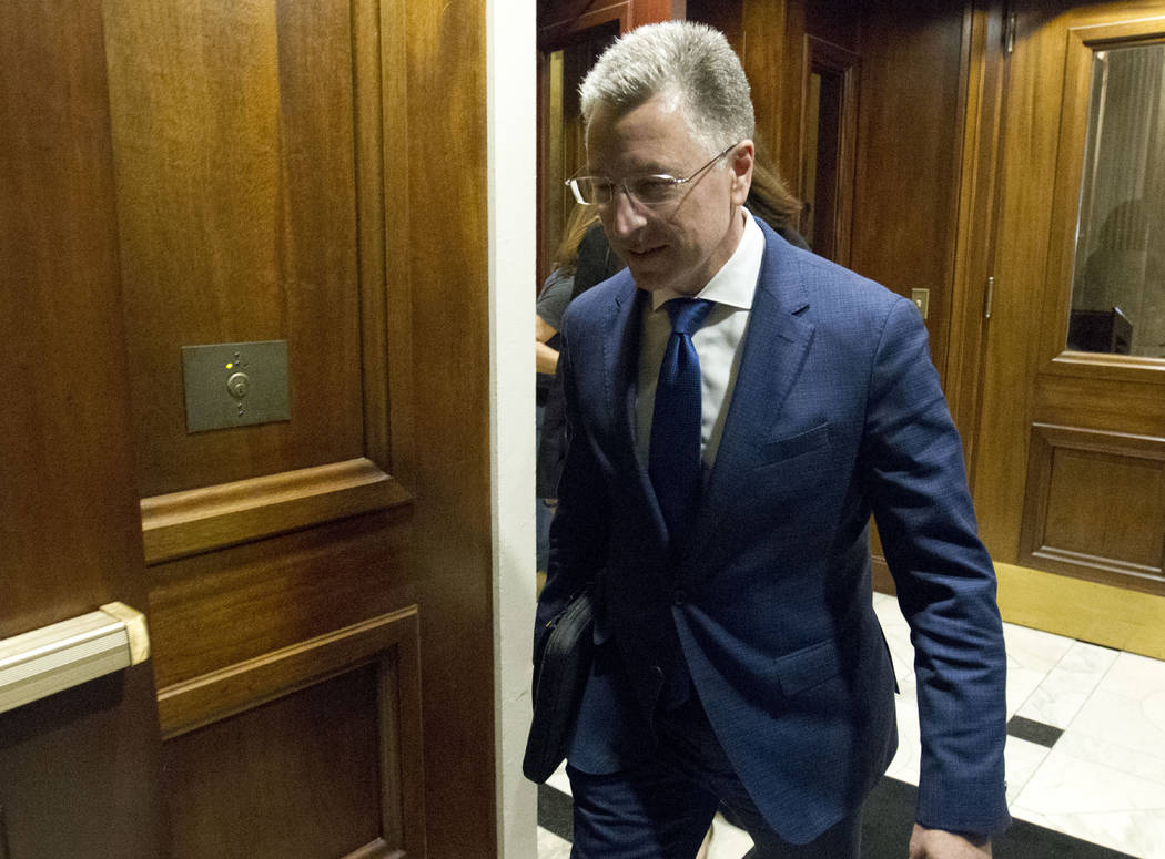 Kurt Volker, a former special envoy to Ukraine, is leaving after a closed-door interview with H ...