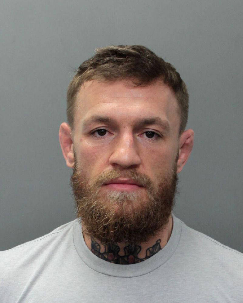 This photo provided by the Miami-Dade Corrections and Rehabilitation Department shows Conor McG ...