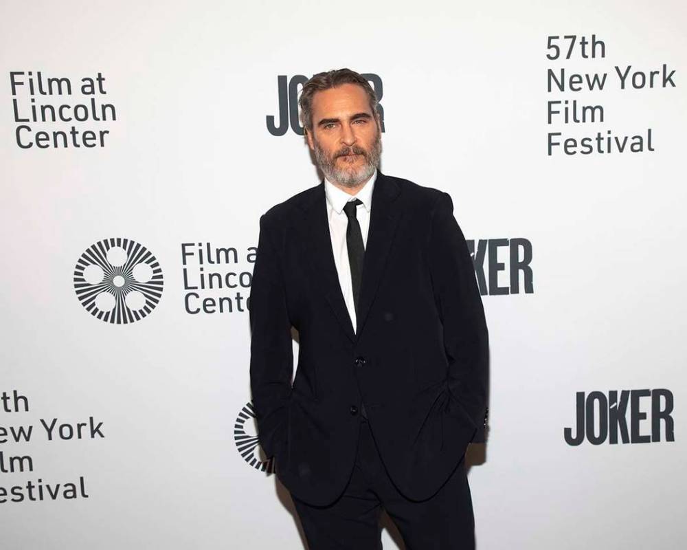 Actor Joaquin Phoenix attends the "Joker" premiere at Alice Tully Hall during the 57t ...