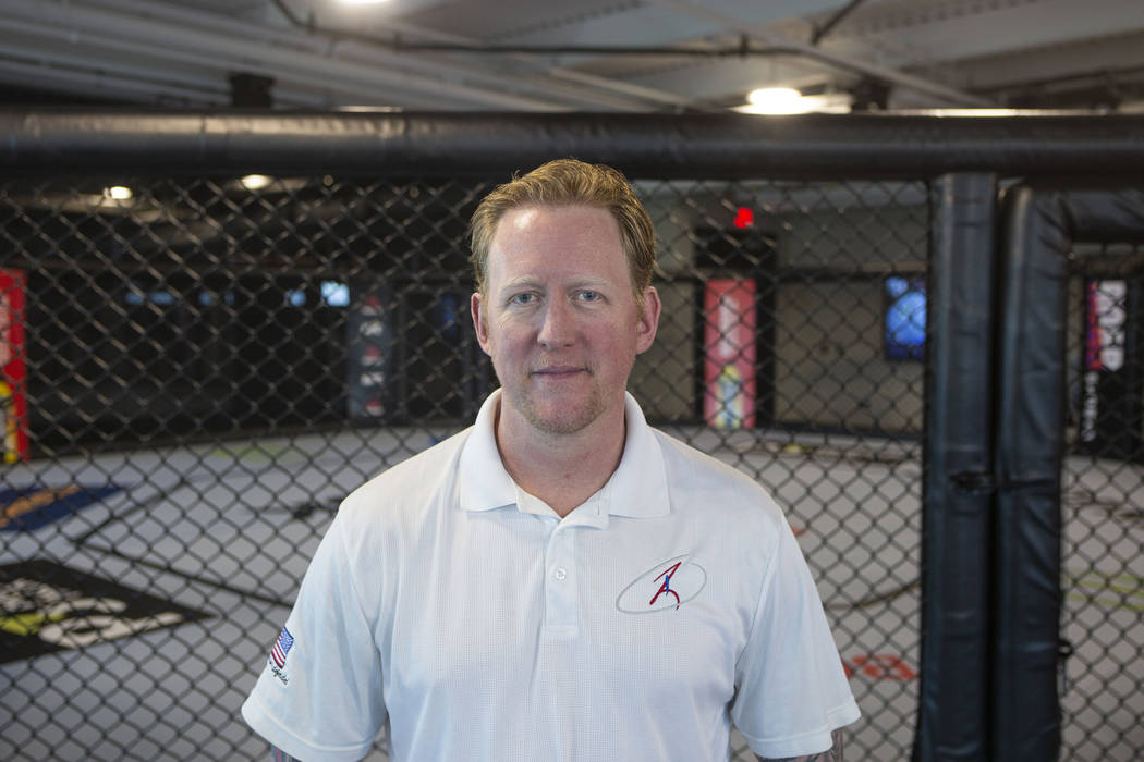 Former SEAL Team Six leader, Rob O'Neill at the UFC Performance Institute in Las Vegas on Monda ...