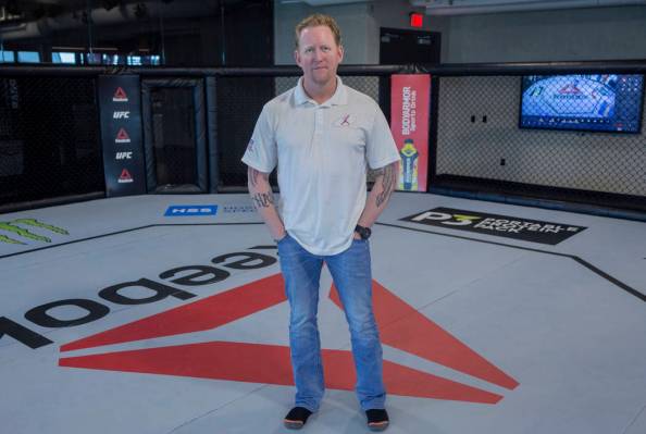 Former SEAL Team Six leader, Rob O'Neill at the UFC Performance Institute in Las Vegas on Monda ...