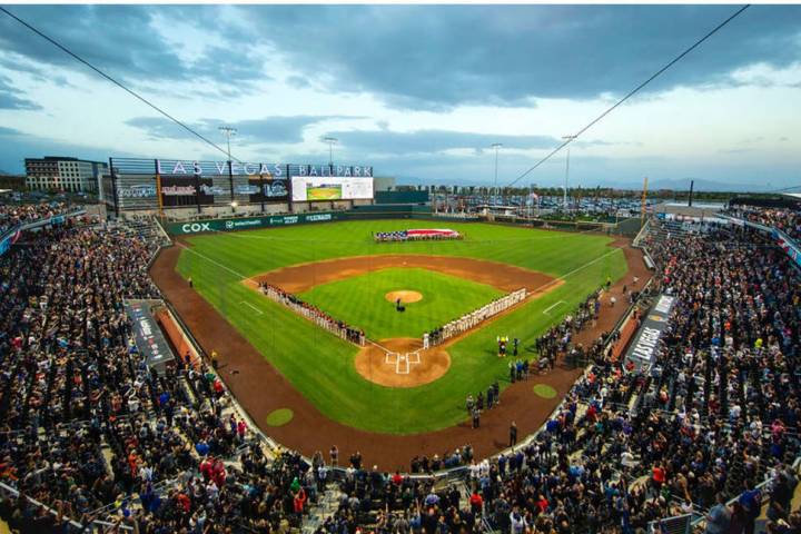 The new Las Vegas Ballpark and the Las Vegas Aviators enjoyed record-setting seasons. (Summerlin)