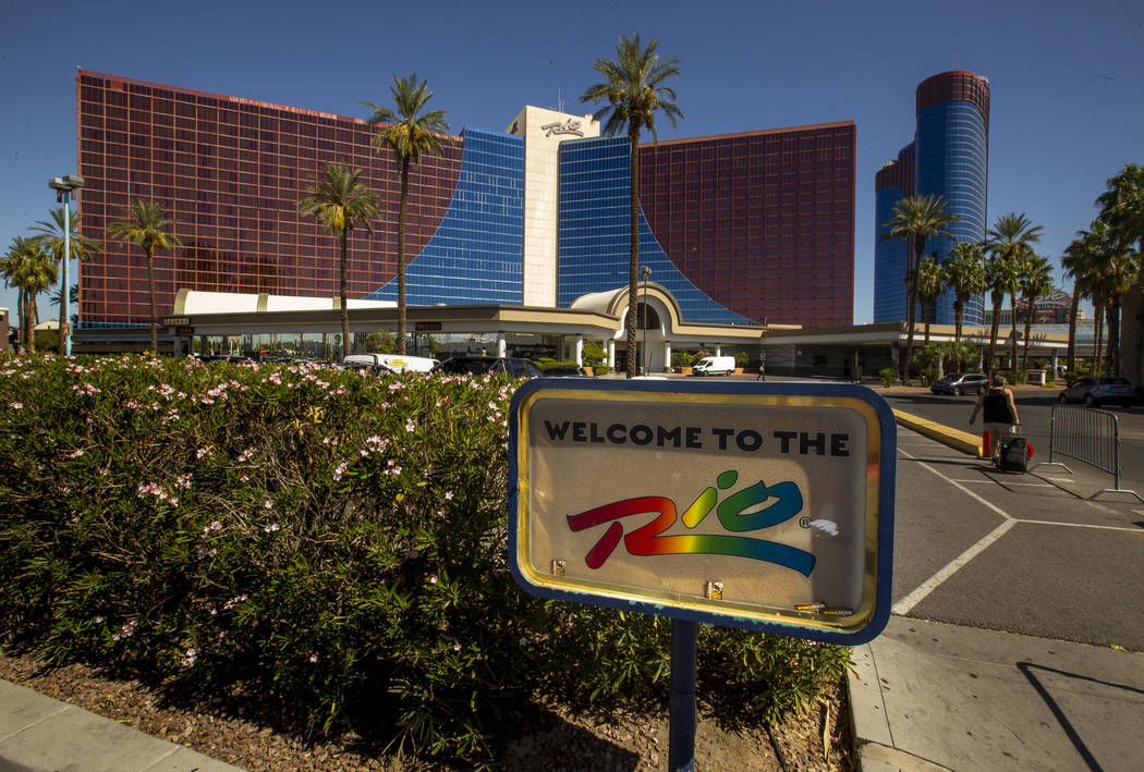 The Rio is seen on Tuesday, Oct. 8, 2019 in Las Vegas. Caesars Entertainment Corp. announces i ...