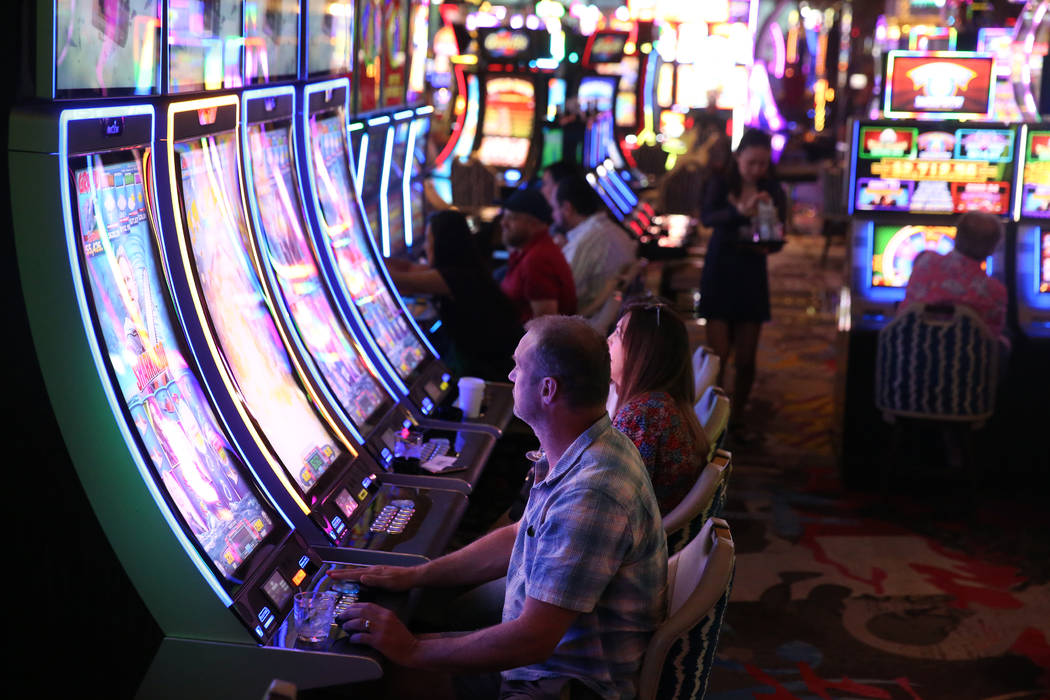 The casino floor at the Cosmopolitan hotel-casino in Las Vegas, Tuesday, Oct. 8, 2019. (Erik Ve ...