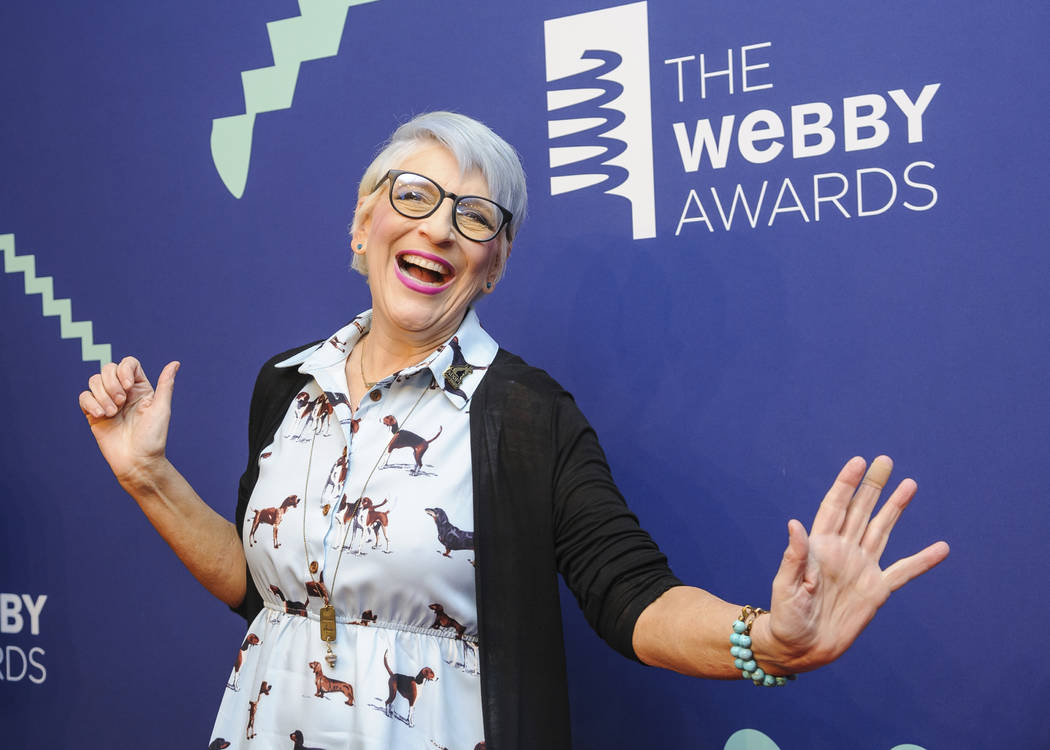 FILE - This May 13, 2019 file photo shows Lisa Lampanelli at the 23rd annual Webby Awards in Ne ...