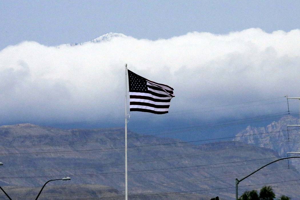 Winds could reach up to 60 mph in the Las Vegas Valley through Friday, according to the Nationa ...
