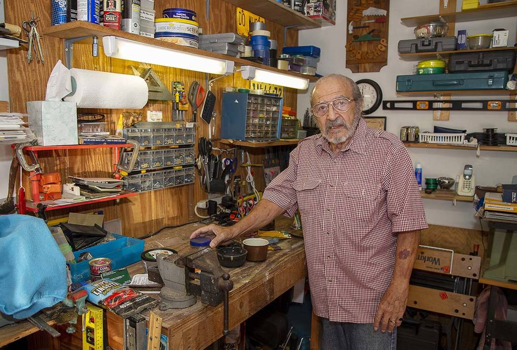 Joe Schiavone, 81, stands Oct. 9, 2019, in his workshop in West Melbourne, Fla. Schiavone will ...