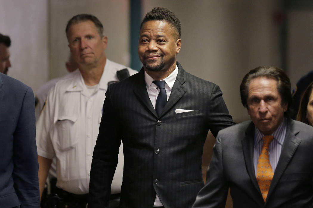 Cuba Gooding Jr. arrives to a courtroom in New York, Thursday, Oct. 10, 2019. The actor is ac ...