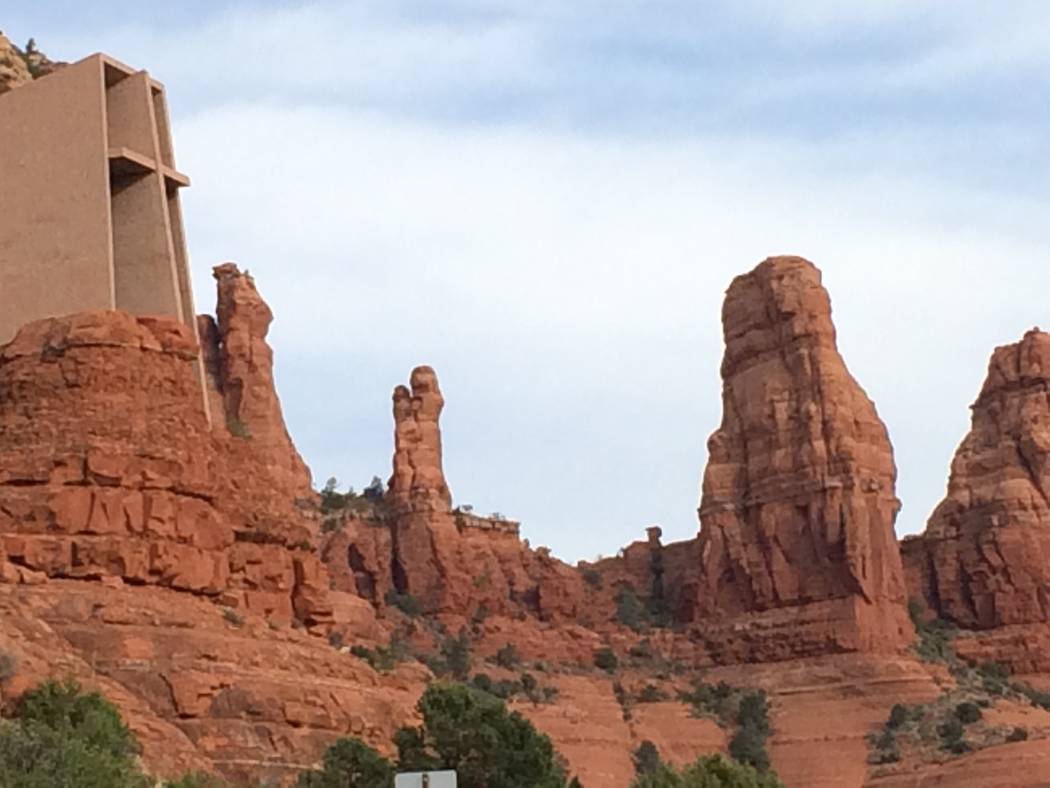 The Chapel of the Holy Cross, an iconic Sedona landmark, was built in 1956 and is believed to s ...