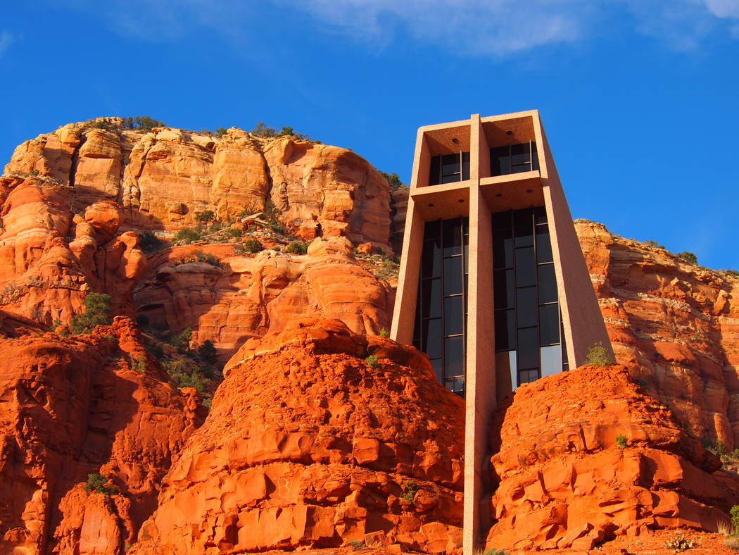 The Chapel of the Holy Cross, an iconic Sedona landmark, was built in 1956 and is believed to s ...