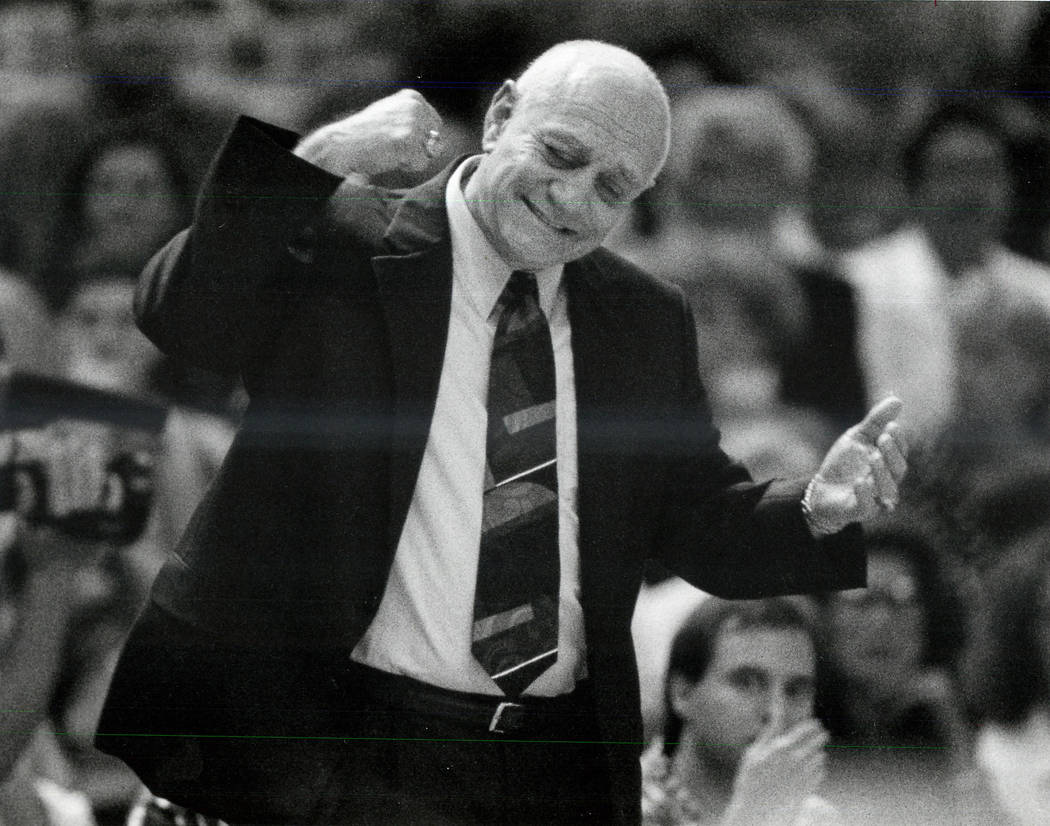 Jerry Tarkanian, shown in September, 1992. (Wayne C. Kodey/Las Vegas Review-Journal)